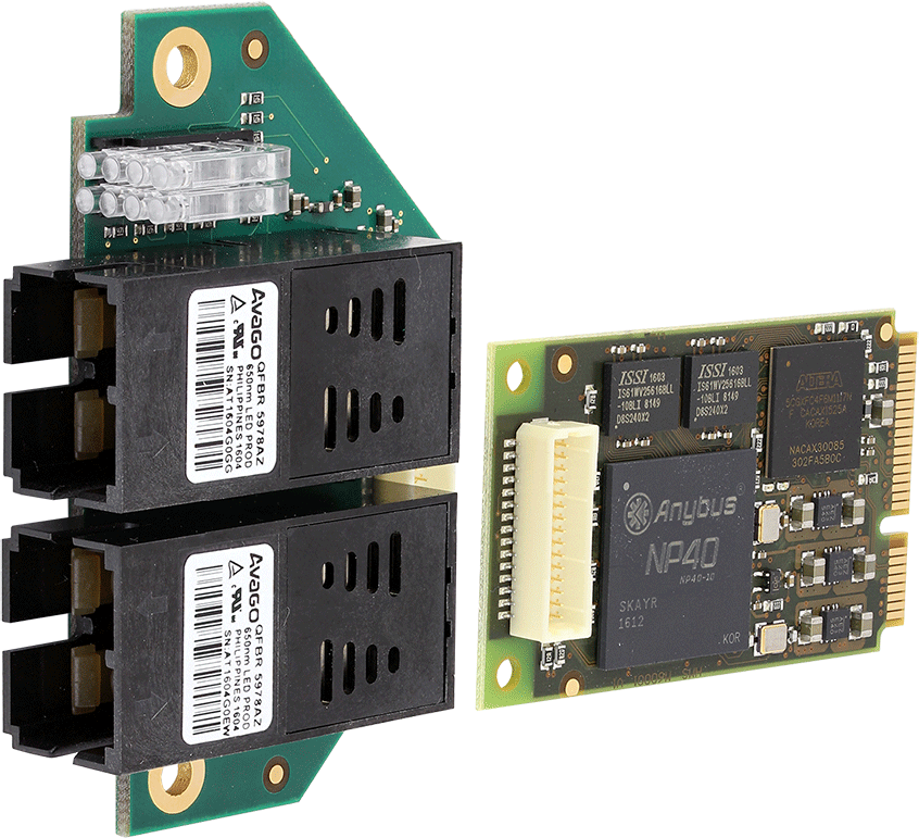 Ixxat INpact PROFINET-IRT Fiber Optic Slave PCIe